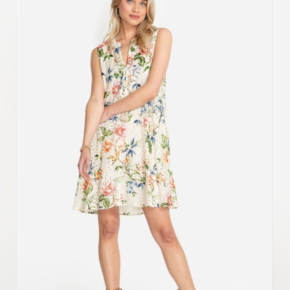 Johnny Was Dresses & Skirts - Johnny Was Caprice Lace Up Mini Dress